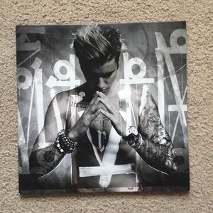 Justin Bieber vinyl record